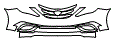2014 Hyundai Sonata Limited Grille and Bumper Kit - PPF