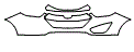 2010 Hyundai Tucson GLS Grille and Bumper Kit - PPF