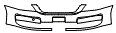 2007 Hyundai Entourage SE Grille and Bumper Kit