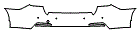 2016 Hyundai Genesis Sedan Rear Bumper Kit - PPF