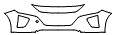 2018 Hyundai Ioniq Hybrid Bumper Kit - PPF