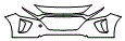 2022 Hyundai Ioniq Hybrid Blue Bumper Kit - PPF