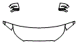 2023 Hyundai Palisade Hood, Fender and Mirror Kit - PPF