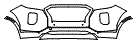 2020 Hyundai Palisade Luxury Bumper Kit - PPF