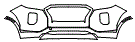 2022 Hyundai Palisade Bumper Kit - PPF