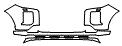 2023 Hyundai Palisade Bumper Kit - PPF