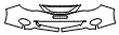 2008 Subaru Impreza WRX Base 4-Door Grille and Bumper Kit - PPF
