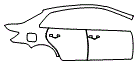 2012 Subaru Impreza Door and Rear Fender Kit - PPF