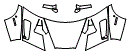 2004 Ferrari Enzo Hood, Fender and Mirror Kit - PPF