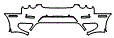 2009 Ferrari F430 Rear Bumper Kit - PPF