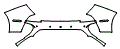 2009 Ferrari California Rear Bumper Kit - PPF
