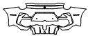 2017 Ferrari F12 TDF Rear Bumper Kit - PPF