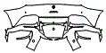 2023 Ferrari Monza SP1 Rear Bumper Kit - PPF