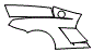 2009 Lamborghini Gallardo LP560-4 Rear Fender Kit - PPF