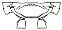 2024 Lamborghini Countach LPI 800-4 Rear Bumper Kit - PPF