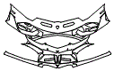 2023 Lamborghini Aventador SVJ Bumper Kit - PPF