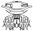 2022 Lamborghini Aventador Rear Bumper Kit - PPF