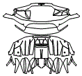 2022 Lamborghini Aventador Rear Bumper Kit - PPF