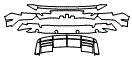 2024 Lamborghini Huracan Evo Spyder Rear Bumper Kit - PPF
