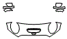 2021 Mini Convertible Hood and Mirror Kit - PPF