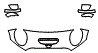 2024 Mini Convertible Cooper S Iconic Hood and Mirror Kit - PPF