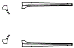 2019 Maserati Quattroporte S Q4 Base Rocker Panel Kit - PPF