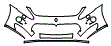 2015 Maserati Gran Turismo Bumper Kit - PPF