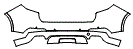 2019 Maserati Levante Rear Bumper Kit - PPF