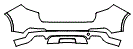 2021 Maserati Levante Rear Bumper Kit - PPF