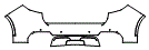 2023 Maserati Levante Modena Rear Bumper Kit - PPF