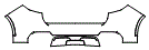 2023 Maserati Levante Rear Bumper Kit - PPF