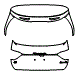 2020 Maserati Levante Trunk Lid Kit - PPF
