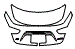 2016 Maserati Ghibli Trunk Lid Kit - PPF