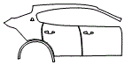 2022 Maserati Levante Door and Rear Fender Kit - PPF