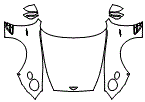 2024 Bentley Continental GTC Full Hood, Fender and Mirror Kit - PPF