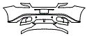 2015 Aston Martin Vanquish Volante Rear Bumper Kit - PPF