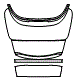 2020 Aston Martin DBS Superleggera Trunk Lid Kit - PPF