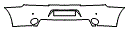 2018 Aston Martin Rapide S Rear Bumper Kit - PPF