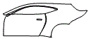 2023 Aston Martin Vantage Rear Fender and Door Kit - PPF