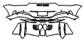 2023 Aston Martin Vantage Roadster V12 Rear Bumper Kit - PPF