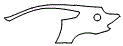 2016 Aston Martin V8 Vantage  Coupe Rear Fender Kit - PPF