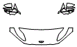 2023 Aston Martin DB11  Coupe Hood and Mirror Kit - PPF