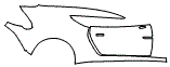 2017 Aston Martin Vanquish Zagato Door and Rear Fender Kit - PPF