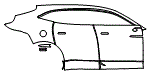 2022 Aston Martin DBX Rear Fender and Door Kit - PPF