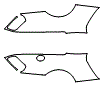 2016 Bentley Continental GT V8 S Convertible Rear Fender Kit - PPF