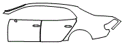 2016 Bentley Flying Spur V8 Door and Rear Fender Kit - PPF