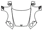 2024 Bentley Continental GT Full Hood, Fender and Mirror Kit - PPF