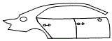 2020 Bentley Flying Spur Door and Rear Fender Kit - PPF
