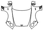 2024 Bentley Continental GTC Full Hood, Fender and Mirror Kit - PPF