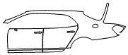 2022 Bentley Mulsanne Base Door and Rear Fender Kit - PPF